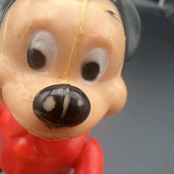 VTG Mickey Mouse on Tricycle that Pedals 1977 Walt Disney Productions Hong Kong - Picture 9 of 15